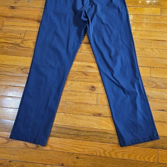 Rhone Commuter Pants Mens 33 Navy Blue Straight Stretch Flex Knit - Picture 6 of 12